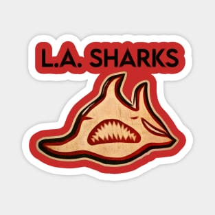 Los Angeles Sharks Hockey Magnet