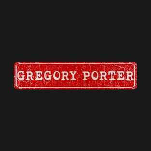 vintage retro plate Gregory Porter T-Shirt