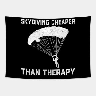 Skydiving Is My Therapy Tapestry