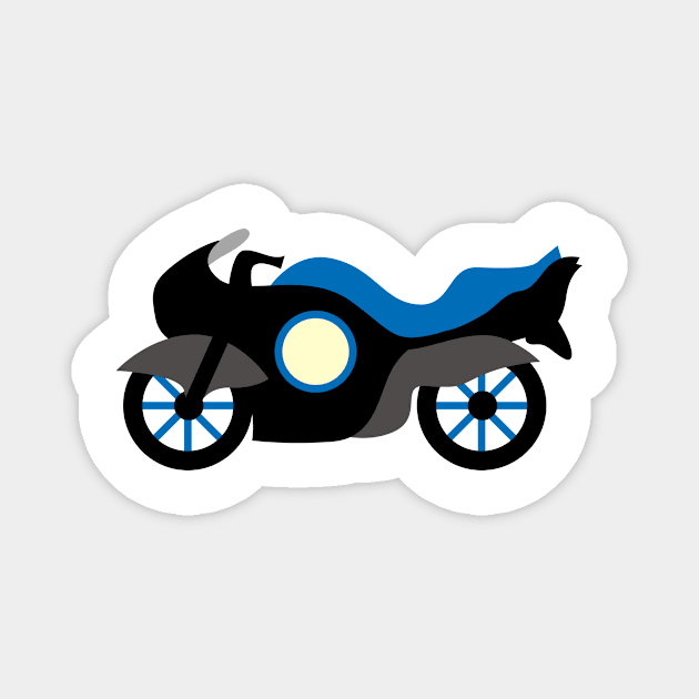 Sport Motorcycle On Magnet by Socity Shop