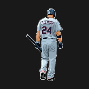 Grady Sizemore #24 Walks Back T-Shirt