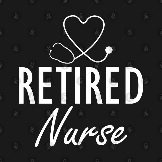 Retired Nurse w by KC Happy Shop