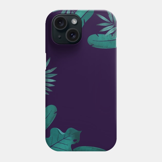 Leaf pattern Phone Case by King Tiger