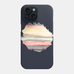 Gradient Watercolor Coral mauve Phone Case