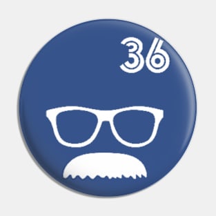 Baseball Blue Jays Mustache Moustache (fan art) Pin