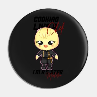 Felix's Recipe Book Pin