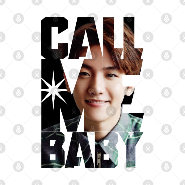 EXO Baekhyun Call Me Baby Typography by iKPOPSTORE