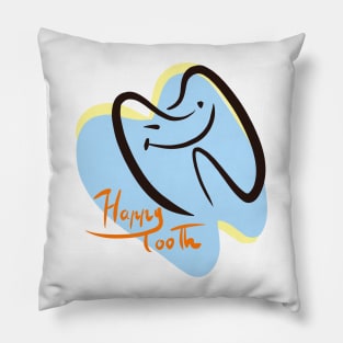 happy tooth Pillow