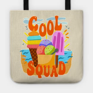 Cool Squad Summer Time Vibes Beach Ice Cream Tote