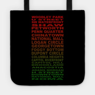 DC Neighborhoods Tote