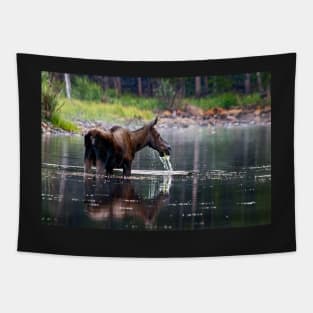 Hungry Moose Tapestry