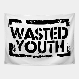 Wasted Font Black Tapestry