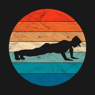 Vintage Soldier Doing Push Ups T-Shirt