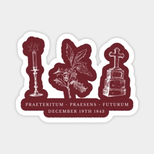 A Christmas Carol: Past - Present - Future (WHITE VERSION) Magnet