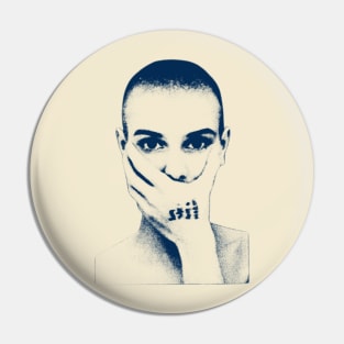 Sinead O'Connor - Blue Vintage Pin