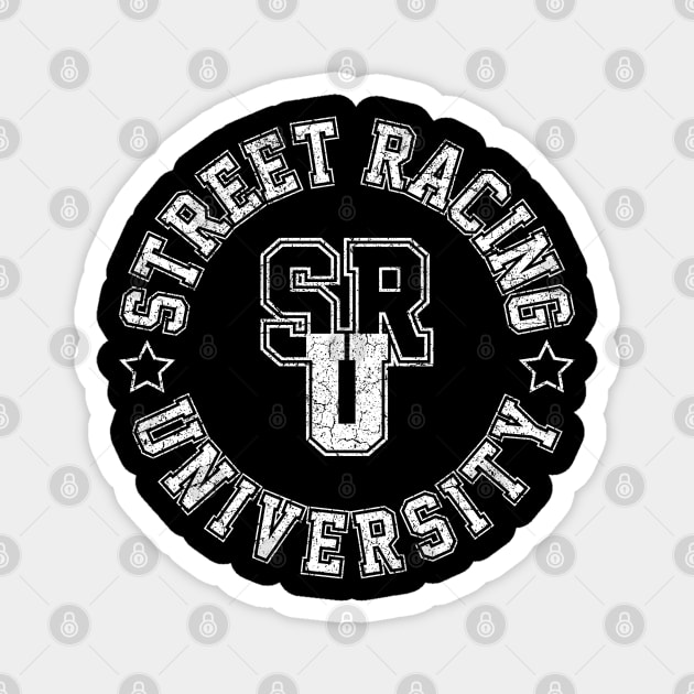 Street Racing University Magnet by cowyark rubbark