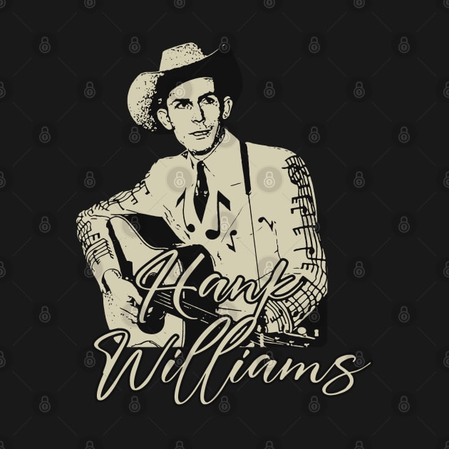 hank williams #1 by YukieapparelShop