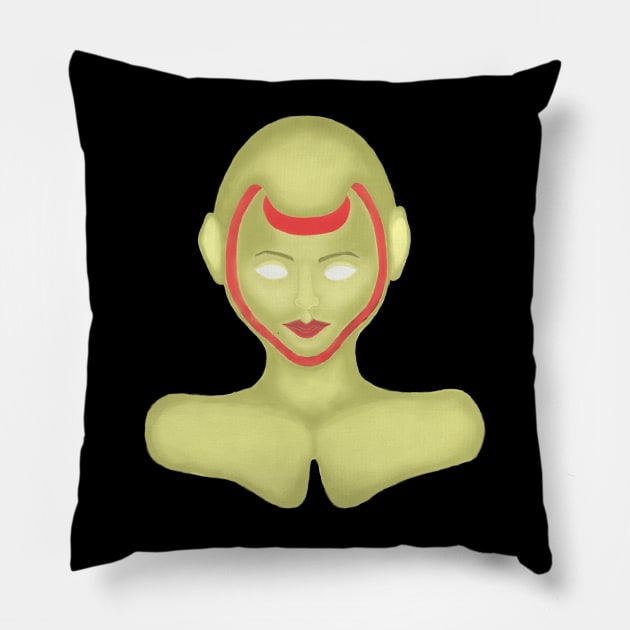 Weird antomy Pillow by eabo.surr