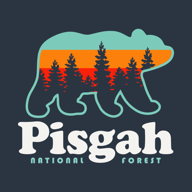 Pisgah National Forest Camping Hiking North Carolina Bear by PodDesignShop