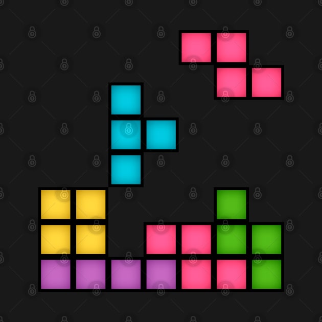 T-shirt Tetris by Elixin