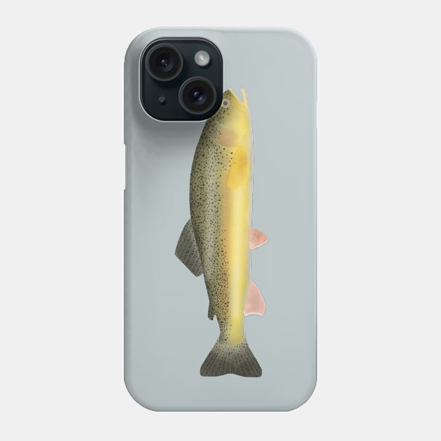 Gila Trout Phone Case by FishFolkArt