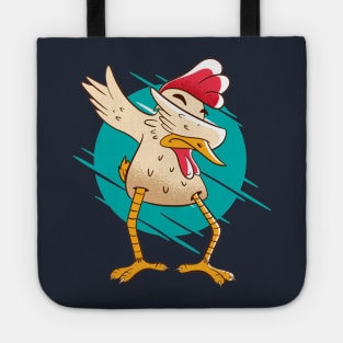 Dabbing Chicken - Funny Cute Animals Tote