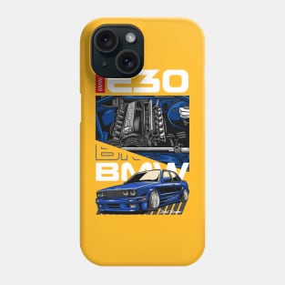 BMW E30 Iconic Design Phone Case