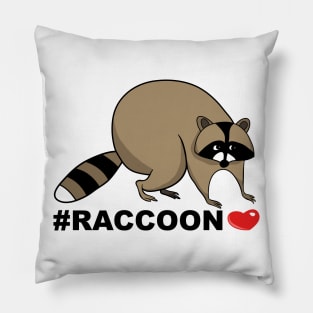 Raccoon Club Pillow