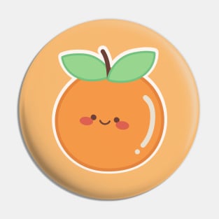 Kawaii Cute Orange Pin