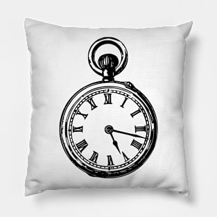 Vintage Pocket Watch Pillow