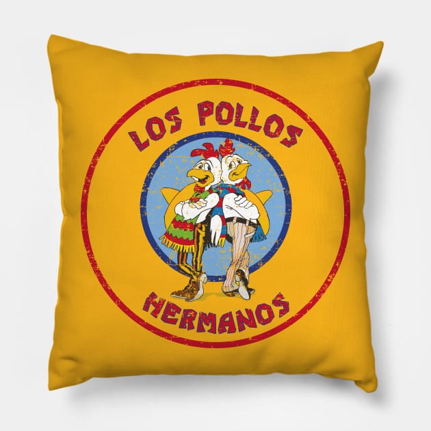 Los Pollos Hermanos Restaurant Pillow by TEEWEB