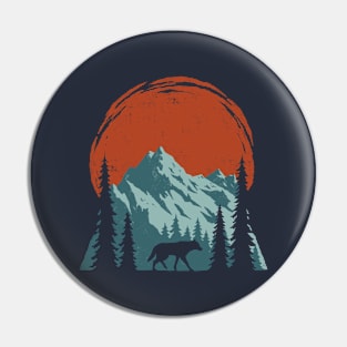 Lone Wolf Pin