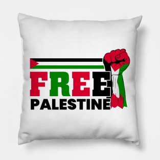 Free Palestine Pillow