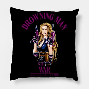 Drowning Man War Pillow