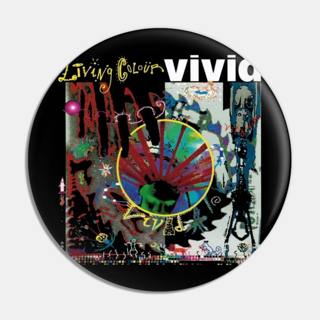 LIVING COLOUR MERCH VTG Pin by Melesz.Ink Tattoo