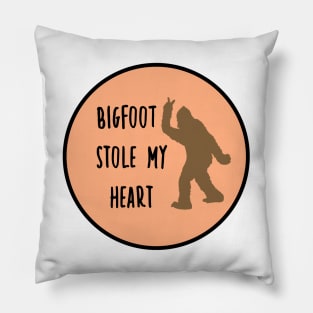 Bigfoot Stole My Pancreas Tangerine Pillow