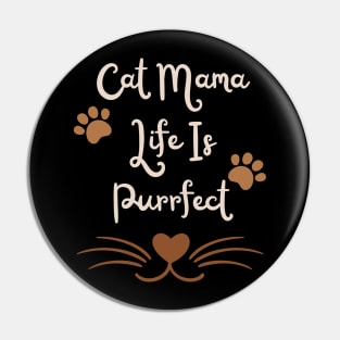 Cute t-shirt for cat mama | cat lover, cute cat paws | cat mama life is purrfect Pin