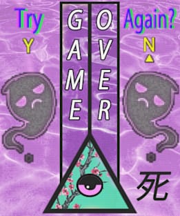 Game O v e r 死 [ r i p] Magnet