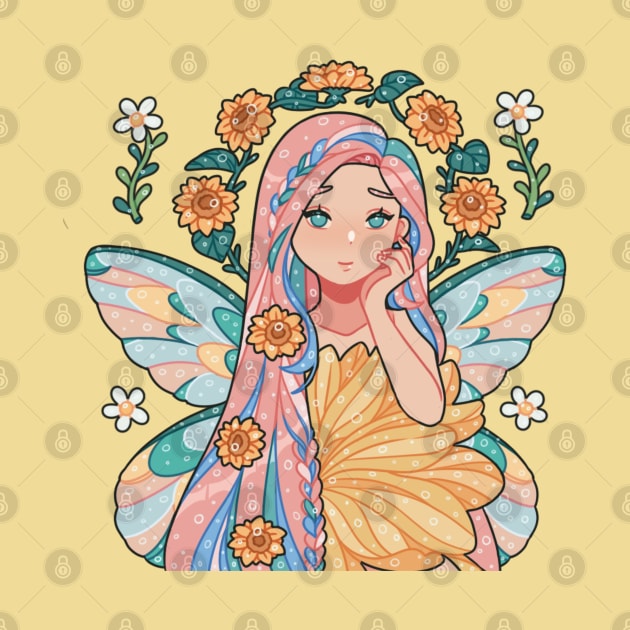 Sunflower Fairy by Buwberie