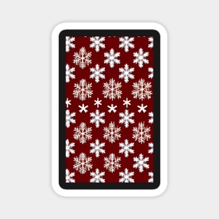 snowflakes pattern Magnet