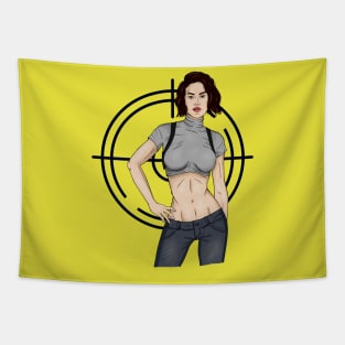 Spy Girl Tapestry