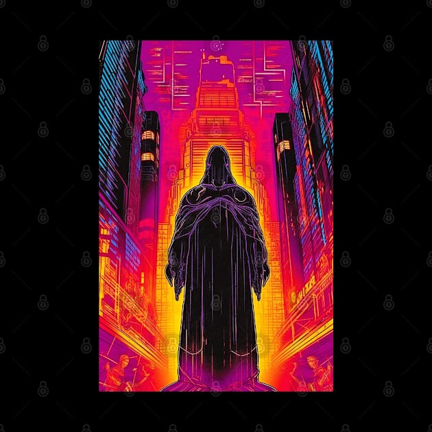 Cyberpunk Style Tarot - The Ghost Reaper by AfroMatic