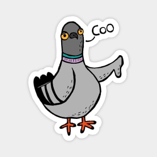 Coo / Boo Pigeon Magnet