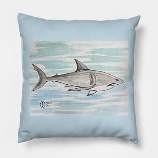 Fierce shark Pillow