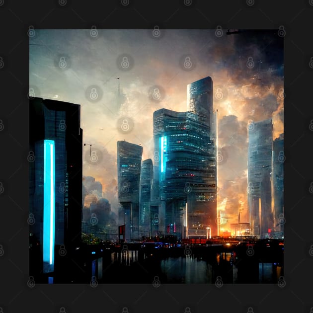 Future Cities Series by VISIONARTIST