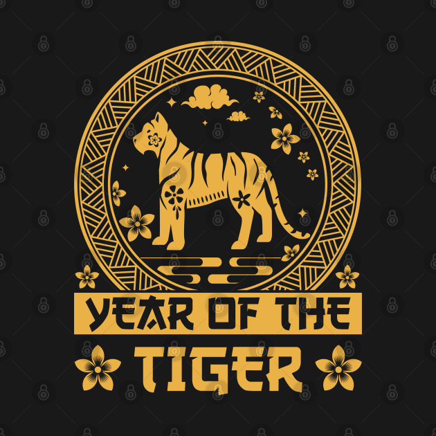 Year of The Tiger Chinese New Years Zodiac tiger | New year gift | Lunar year Tiger lover by ahadnur9926