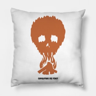 Spooky Campfire Pillow