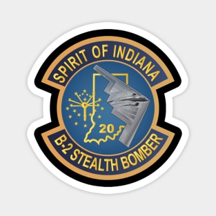 B2 - Spirit of Indiana - Stealth Bomber wo Txt Magnet