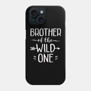 Brother Of The Wild One Shirt Funny 1St Birthday Safari Gift Phone Case