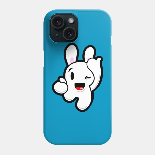 Funny Bunny Phone Case by SuaveOne